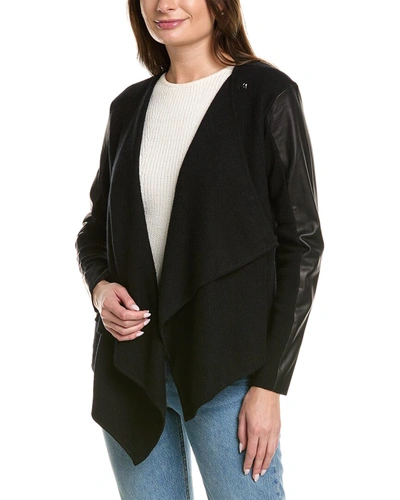 Allsaints Letti Wool Cardigan In Black