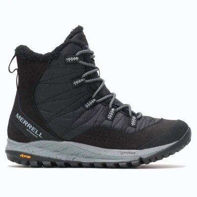 Merrell Women's Antora Waterproof Sneaker Boot In Black