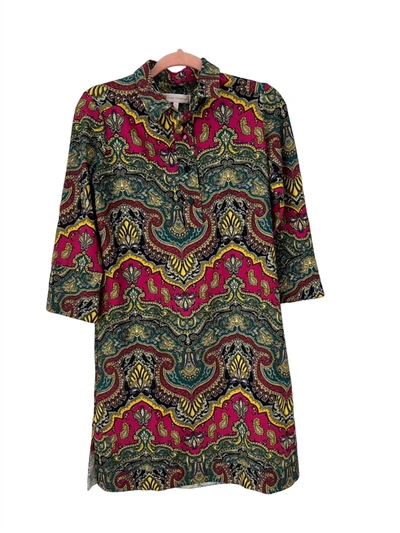 Jude Connally Babe Dress In Medina Paisley In Multi