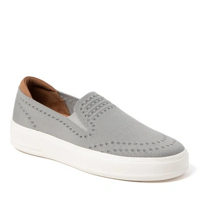 Dearfoams Women's Sophie Slip-on Sneaker In Light Grey