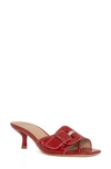 DONALD PLINER CHERRY BUCKLE MULE SANDAL