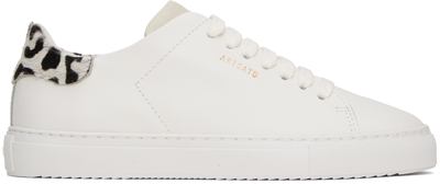 Axel Arigato White & Brown Clean 90 Sneakers In White/brown