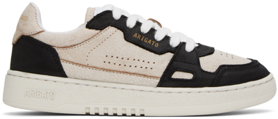 Axel Arigato Beige & Black Dice Lo Sneakers In Beige/black