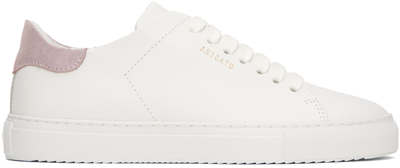 Axel Arigato White & Pink Clean 90 Trainers In White/pink