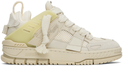 Axel Arigato Area Patchwork Trainers In Beige