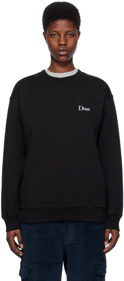 Dime Black Classic Sweatshirt