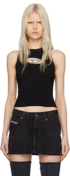 Diesel M-argarin Wool-cashmere Tank Top In Black
