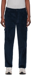 DIME NAVY RELAXED TROUSERS