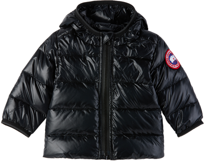 CANADA GOOSE BABY BLACK CROFTON DOWN JACKET