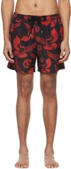 Ksubi Black Flight Shorts In Assorted
