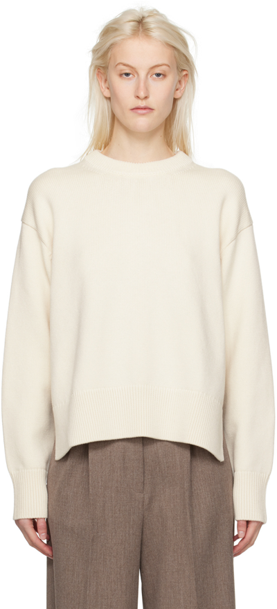Studio Nicholson Ssense Exclusive Off-white Hima Sweater In Dove