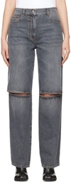 Jw Anderson Women's Bootcut Jeans In 929 Grey
