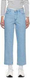 Apc Blue New Sailor Jeans In Iab Light Blue