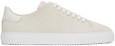 Axel Arigato Suede Clean 90 Sneakers In Off White / White