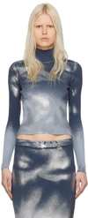 Diesel M-ileen Metallic-effect Jumper In 8nc