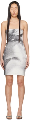 ELLISS GRAY BASKING MINIDRESS