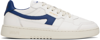 Axel Arigato Dice-a Leather Sneakers In White / Blue