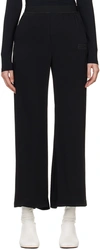 Mm6 Maison Margiela Black Embroidered Trousers In 900 Black