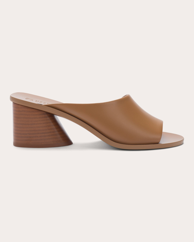 Mercedes Castillo Olga Leather Asymmetrical Mule Sandals In Wlntslknap