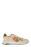 Hogan Men's Hyperlight Sneakers In Beige/orange