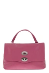 Zanellato Small Postina Studded Tote Bag In Pink