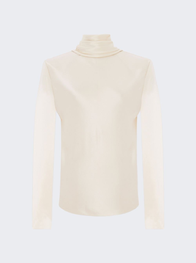 SAINT LAURENT COWL BACK BLOUSE