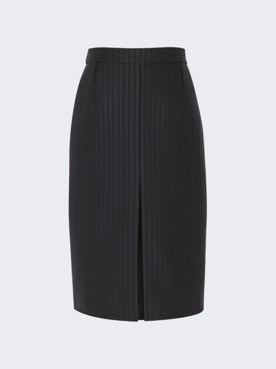 Saint Laurent Pencil Skirt In Black