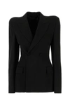 BALENCIAGA BALENCIAGA WOMAN BLACK WOOL BLAZER