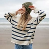 RAPANUI OFFSHORE OVERSIZED STRIPED KNITTED JUMPER