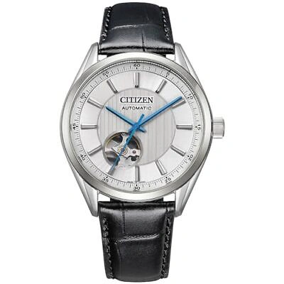 Pre-owned Citizen Collection Nh9111-11b Open Heart Mechanical Automatic Men Watch Black