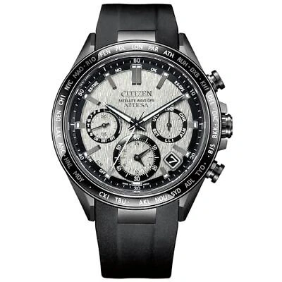 Pre-owned Citizen Attesa Eco-drive Cc4055-14h Gps Solar Men Watch Titanium Chronograph