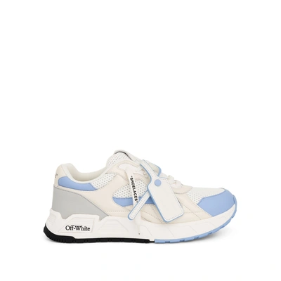 Off-white Kick Off Panelled Leather Trainers In White