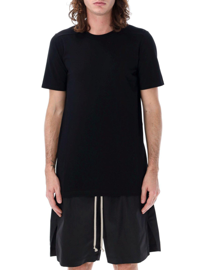 Rick Owens Mens Black Level Crewneck Cotton-jersey T-shirt