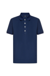 Balmain Monogram-jacquard Cotton Polo Shirt