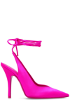 Attico Venus 105mm Satin Slingback Pumps