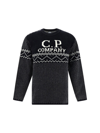 C.P. COMPANY CHENILLE JACQUARD KNITTED JUMPER