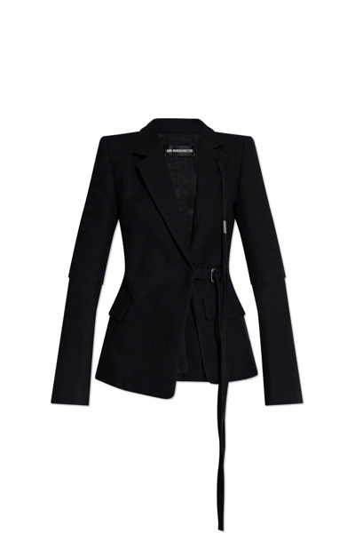 Ann Demeulemeester Venla Asymmetric Tailored Jacket In Black