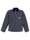 Carhartt Detroit Organic Cotton Canvas Worker Jacket In Grey