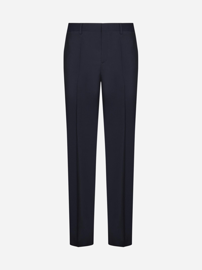 VALENTINO VALENTINO WOOL AND MOHAIR TROUSERS