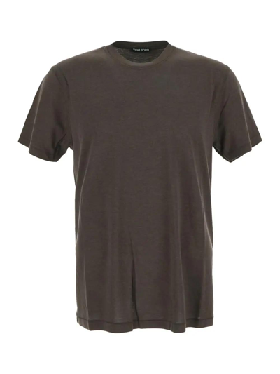 Tom Ford T-shirt In Brown