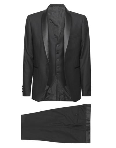 Tagliatore Single-breasted Two-piece Suit In Nero