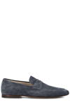 TOD'S ALMOND TOE SLIP-ON LOAFERS