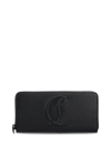 CHRISTIAN LOUBOUTIN BY MY SIDE ZIP-AROUND WALLET