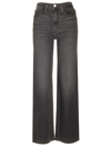 Frame Denim Le Jane Inkwell Crop Jean In Black