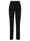 Sportmax Jersey Trousers With Back Pockets And Belt Loops In Black