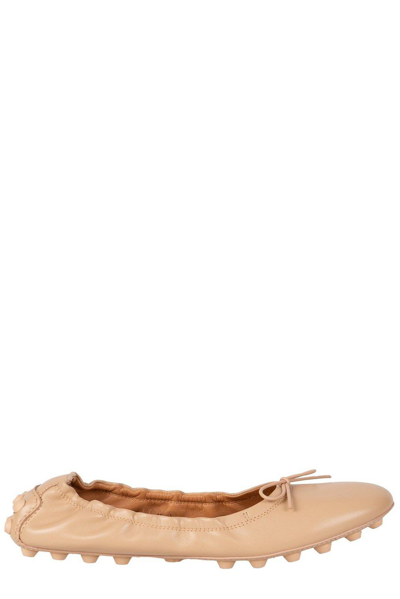 TOD'S GOMMINO LEATHER BALLET FLATS