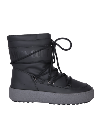 Moon Boot Mtrack Tube Black Ankle Boot