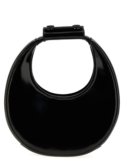 Staud Goodnight Moon Handbag In Black