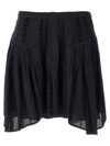 Isabel Marant Étoile Jorena Asymmetric-hem Mini Skirt In Black