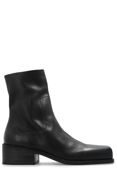 Marsèll Black Cassello Boots In Lavagna